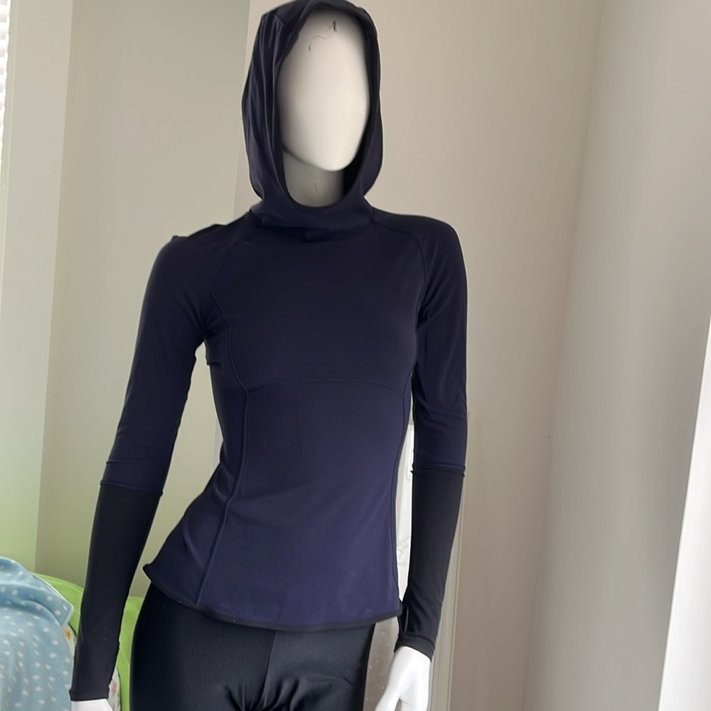 Lululemon Hoodie Womens Shape Up Pullover Nulu Midnight Navy Black